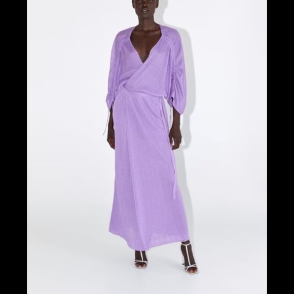 Knit wrap dress - Picture 3 of 9